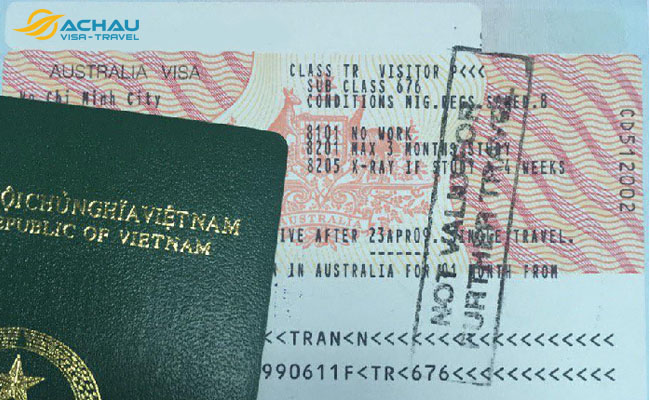 xin visa du lịch Úc tự túc 2
