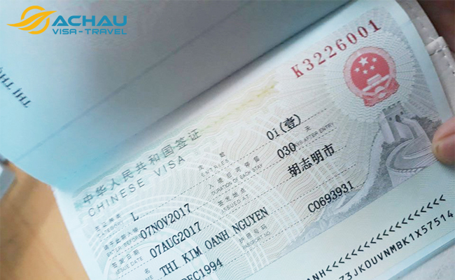 thời hạn của visa Trung Quốc là bao lâu? 2
