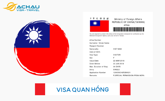  visa Đài Loan