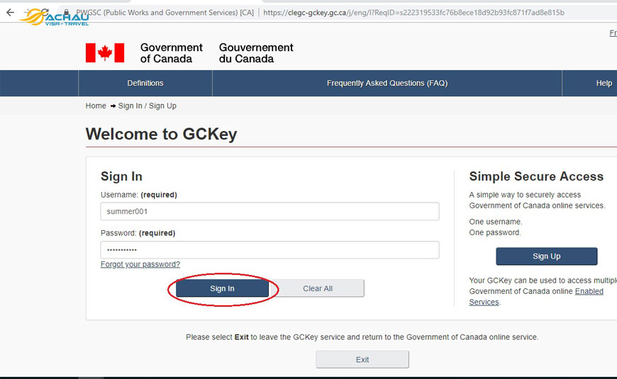 Hướng dẫn thủ tục nộp hồ sơ xin visa Canada Online 6