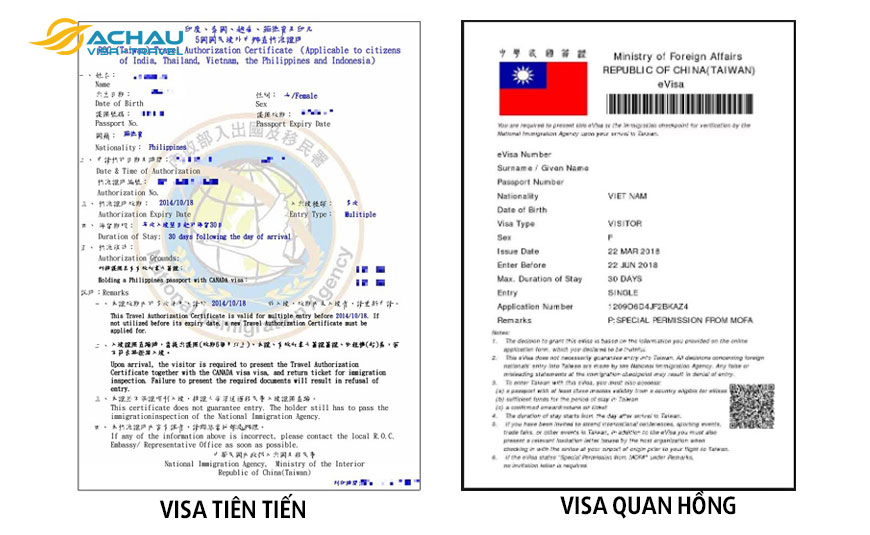 visa Đài Loan 2