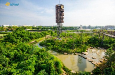 Bangkok có thiên đường xanh xây từ … bãi rác giữa thành phố