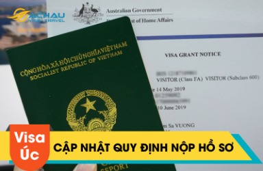 CẬP NHẬT – Thông tin tiếp nhận hồ sơ visa Úc tại trung tâm