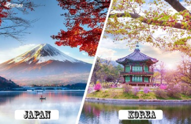 Chấm điểm Nhật Bản và Hàn Quốc: Nên đi du lịch ở đâu?