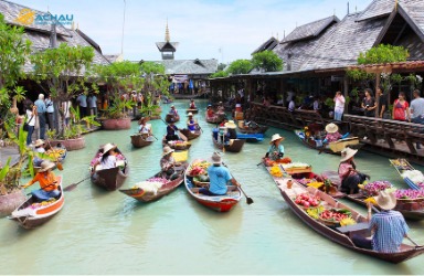 Khám phá chợ nổi Pattaya Thái Lan