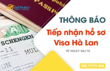 Thông báo tiếp nhận hồ sơ thị thực Hà Lan tại TP Hồ Chí Minh trở lại từ 04/10/2021