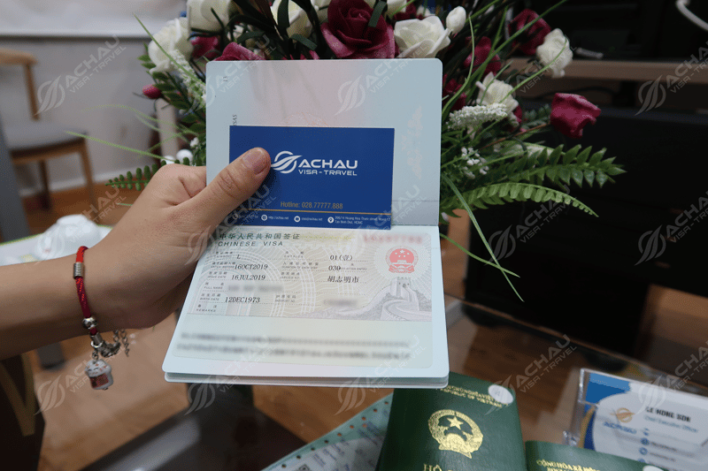 Xin visa thương mại Trung Quốc trọn gói