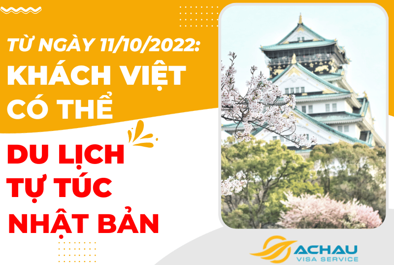 Từ 11/10/2022: Du khách Việt Nam có thể du lịch tự túc Nhật Bản