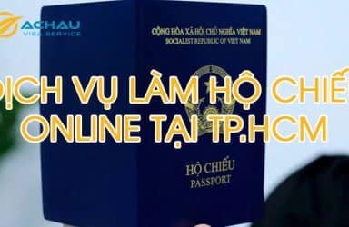 Làm hộ chiếu online tại tp.hcm