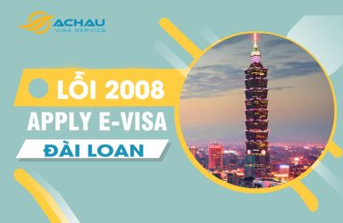 Lỗi 2008 khi apply E-visa Đài Loan được không?
