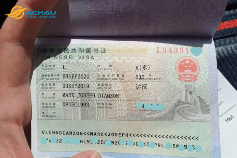 Xin visa Trung Quốc đi tham khảo thị trường thì xin visa theo diện gì?